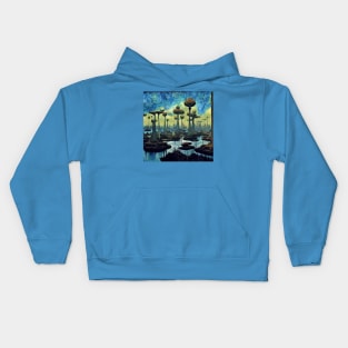 Starry Night in Kashyyyk Kids Hoodie